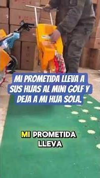 Mi prometida lleva a sus hijas al mini golf y deja a mi hija sola.