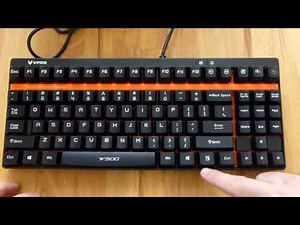 Rapoo V500 / VPRO Mechanical Keyboard With Black Switches Review.