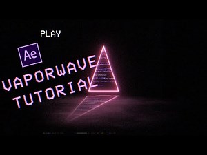 PINKAS Vaporwave/Lofi After Effects tutorial