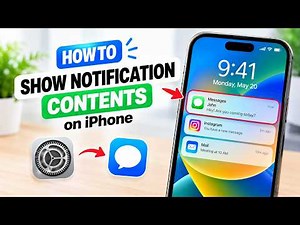 How to Show Notification Contents on the iPhone?