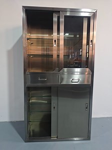 [Hot Item] Pharmacy Storage Hospital Cabinet for Pharmacy Use Hidden Handle Movable Shelves