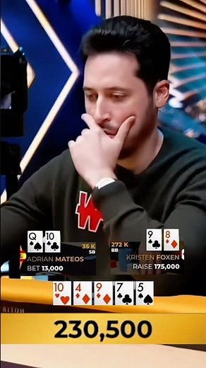 PONEN ALLIN a ADRIAN MATEOS en river en 250k$ TRITON ¿PAGARÁ? 😳 #poker #allin #triton #amadi #wsop
