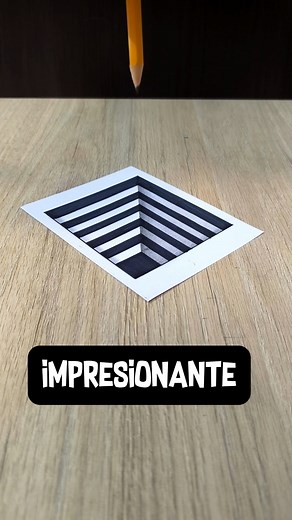 Impresioante Dibujo en 3D ✅ Como Dibujar un Agujero 3D Arte - Tutorial #dibujos #3d #arte #dibujar #dibujosfaciles | Easy Art