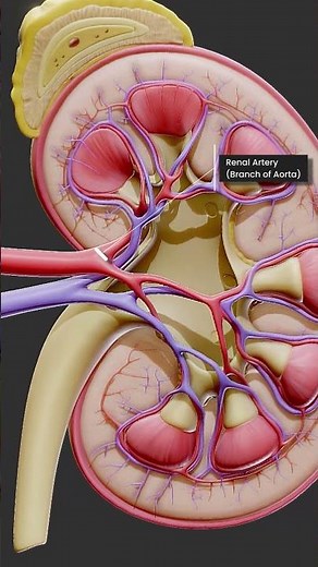 Blood Supply to the kidneys