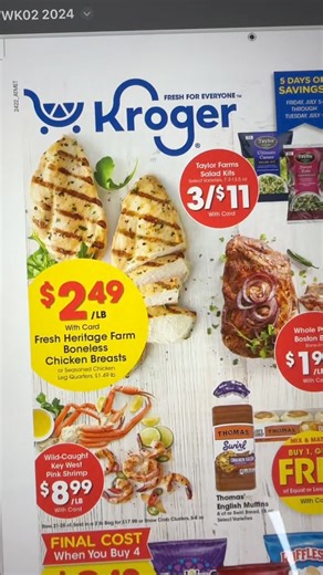 327K views · 192 reactions | Kroger Early Ad Preview! 7/5-7/9 #kroger #krogerearlyadpreview #krogerad #previewkrogerweeklyad ⭐️⭐️ https://www.krogerkrazy.com/kroger-weekly-ad/ | Kroger Krazy | Facebook