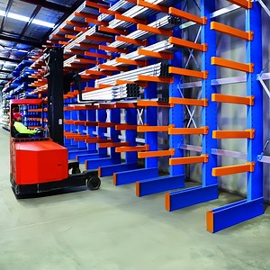 [Hot Item] Custom Size Tube Warehouse Cantilever Racking Storage Shelf for Rebar Storage