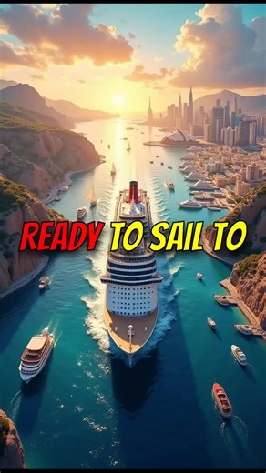 Set sail for the world's most iconic cruise ports: Barcelona's Gaudí and tapas, Santorini sunsets, Venice gondolas, Sydney Harbour, New York City skyline, Dubai skyscrapers, St Petersburg palaces, Alaskan glaciers and whales, Honolulu beaches. Pack your passport, chase the horizon! #Cruise #CruiseLife #WorldCruise #Travel #Wanderlust #BucketList #PassportReady #ChaseTheHorizon #SeaViews #PortOfCall #LuxuryTravel #TravelGram #Barcelona #Gaudi #Tapas #Santorini #Sunset #Venice #Gondola #Sydney #Sy