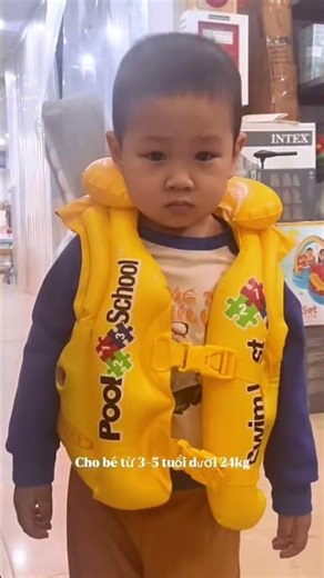 Áo phao cho bé INTEX 58660 chính hãng #phaoboichobe #aophaochobe