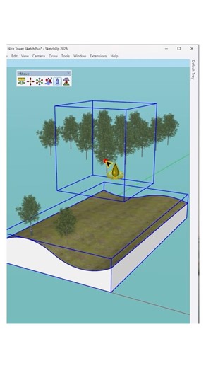 Faster Landscape Design in SketchUp | Better Site Presentation in Less Time Plugin used: SketchPlus