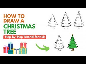 🎄 How to Draw a Christmas Tree: A Festive Step-by-Step Guide for All Ages 🎨