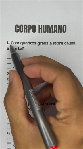 Quiz de corpo humano