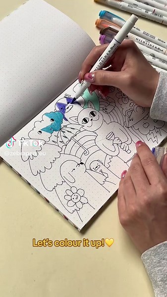 Achieve Vibrant Colors with ZEBRA Mildliners