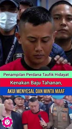 Penampilan Perdana Taufik Hidayat Kenakan Baju Tahanan, Akui Menyesal dan Minta Maaf #news #berita