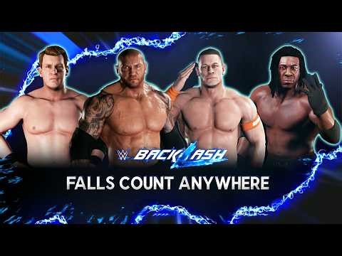 Batista vs. John Cena vs. JBL vs. Booker T | Fatal 4 way | WWE 2K18 gameplay [Legend AI]