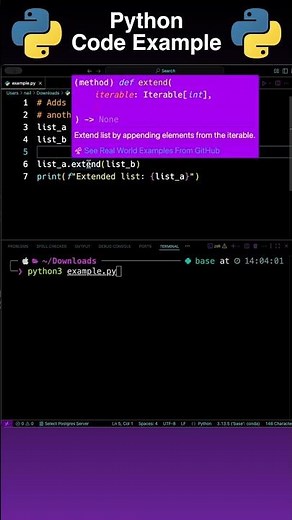How To Extend a Python List with Another List