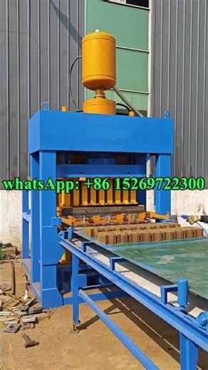 200T Automatic Soil Brick Making Machine for Interlocking Earth Clay Blocks #ecohouse #claybricks