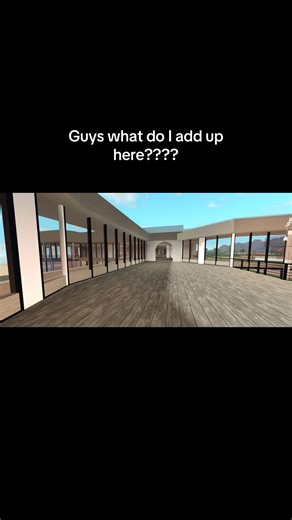 Idk I can’t make walls because of the ceiling and I have sm seating areas I’m thinking of adding treadmills lmk #bloxburg #roblox #bloxburgupdate #bloxburgmansion #gaming