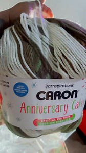 Got that Gingerbread Forest Caron Anniversary Cake . I thought this was the best color combination for me . Now time to see what everyone has made with it . I don’t want a blanket that’s all I know but I want to see different ways this color combo works up . I need to search more stitches #earleanastitcherhands #caronanniversarycake #yarn #crochetersoftiktok #crochet | Earleana Stitch-Her Hands