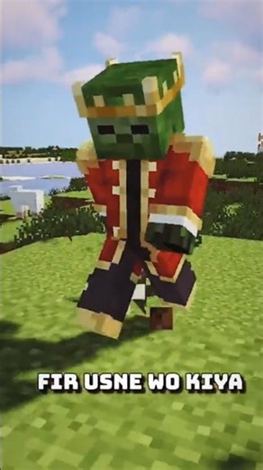Zombie king Minecraft #minecraft #minecraftshorts #minecraftmemes