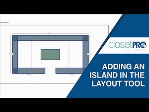 Adding an Island in the Layout Tool