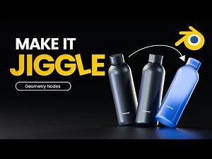 How to Jiggle a Thing in Blender (simple, I promise) | Geometry Nodes