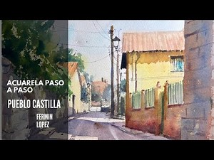 Acuarela París Paso a Paso Fermín López