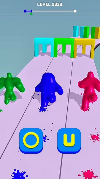 Blob Shifter 3D Level-9828 best cool game ever 🥳🥳#games #viralvideo #gameplay #gaming #funny #shorts