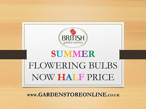 22K views | Wide range of summer flowering bulbs now available from British Garden Centres. Great collections all now half price whilst 2020 stock lasts. Available for local home delivery and online www.gardenstoreonline.co.uk | Brigg Garden Centre | Facebook