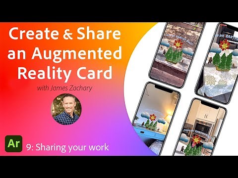Make An Augmented Reality cARd with Adobe Aero - Share Your Work (9 of 10) | Adobe Creative Cloud