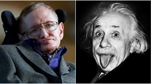 Stephen Hawking y Einstein, las dos últimas estrellas mediáticas de la ciencia