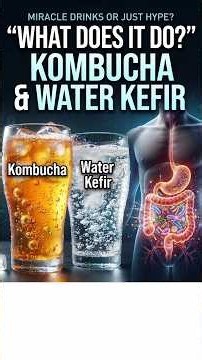 Kombucha & Water Kefir Miracle Drinks or Just Hype #healtheducation #humananatomy #humanbody