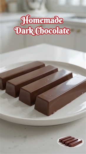 You’ll Never Buy Dark Chocolate Again Make It at Home 🍫😍Only a Few Ingredients 🤯| #ytshorts