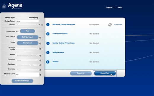 PCR引物设计-Agena MassARRAY Assay Design Suite(核酸质谱在线多重引物设计工具)介绍及演示