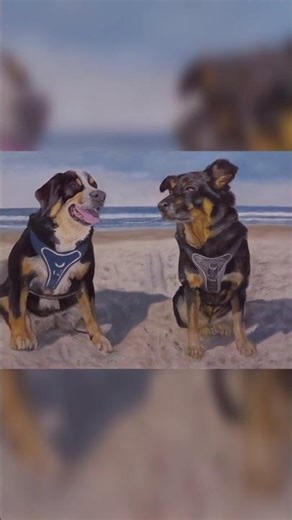 Painting a Dog Portrait in Oil 🐶🎨 | Oil Painting Process