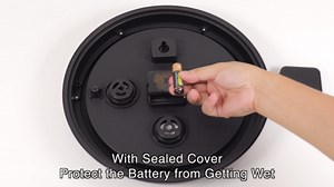 Amazon.com: Vigorwise 12 inch Outdoor Wall Clock, Plastic Waterproof Outdoor Clocks with Temperature & Humidity, Water Resistant Wall Clock for Patio Garden, Dark Brown : Patio, Lawn & Garden