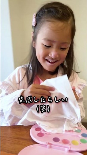 3 year old girl Adorable Makeup by herself