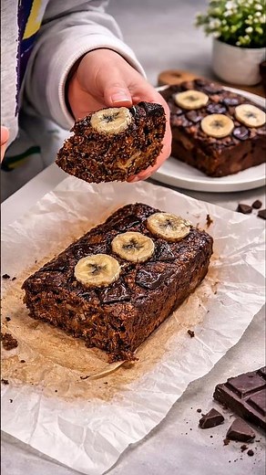 Healthy Chocolate Banana Cake | No Sugar, Moist & Easy #recipe #healthyfood