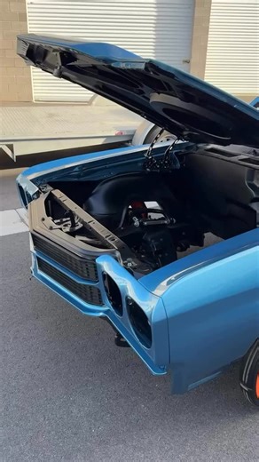Chevelleman72 on Instagram: "@80z_performance had @syfgarage lay down that nice blue and black paint scheme on that 70 Chevelle coming to a show near you this summer! @chevelle_season #chevelleseason🏁 #chevellelife💪🏾 #chevy #ss #chevelle"