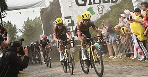 Tour de France - Highlights: Roglic und Vingegaard leiden auf chaotischer 5. Etappe übers Kopfsteinpflaster