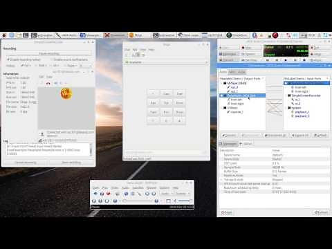 Raspberry PI - demo of an Ekiga Voip:SIP phone call - with the G722 audio codec