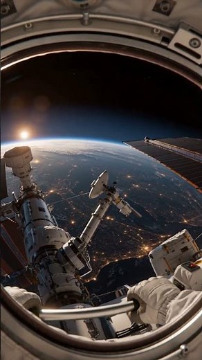 Sunrise from International Space Station #space #iss #nasa