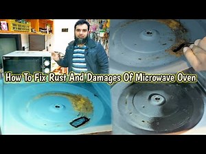 How To Fix Rusty Oven Body ? | Old Dirty Microwave Oven Restoration | Repaint Oven Inside At Home