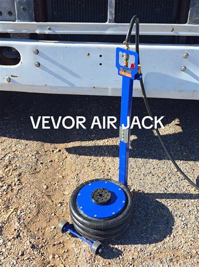 VEVOR 5 1/2 TON AIR JACK fast, quiet, strong, easy valve control, adjustable handle, free shipping, excellent price!!!