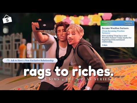 hookups, festivals & major progress!😭 | the sims 4: rags to riches challenge ep. 6