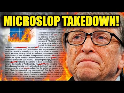 Windows 11 COOKED in Epic Takedown! RIP Microslop! | Clownfish TV
