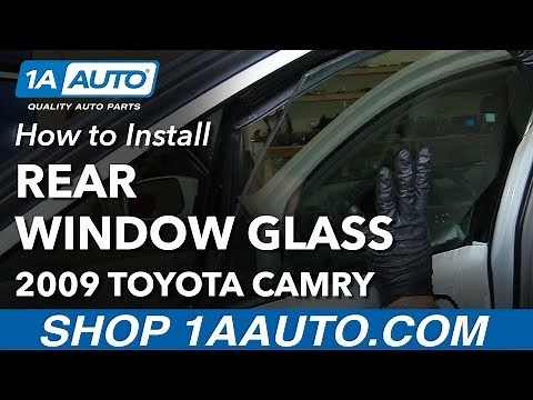 How to Replace Rear Window Glass 06-11 Toyota Camry
