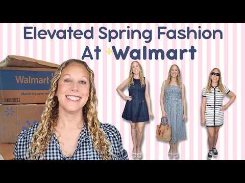 30+ Spring Pieces from Walmart | Try-On Haul & Unboxing 📦