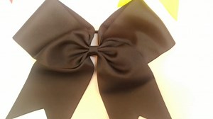 Hipcheer 20pcs 8" Large White Cheer Bows for Girls, Hand-made Grosgrain Ribbon Hair Accessories for Teen Girls Softball Cheerleader Sports (White)