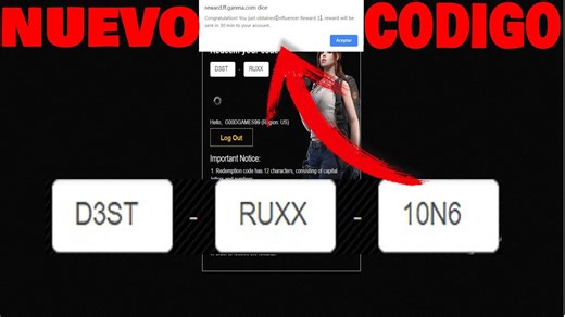 ¡Nuevo código Free Fire! Reclama recompensas exclusivas y participa en el sorteo 🎁🔥