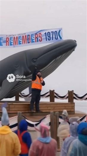 That Oregon Life on Instagram: "In a touching tribute to Oregon’s most explosive historical moment, city officials unveiled a life-sized statue of the infamous exploding whale yesterday — then immediately blew it up for “historical accuracy.” The fiberglass whale stood proudly for fourteen minutes before being vaporized by twenty cases of surplus dynamite. Officials called the detonation “a beautiful reminder of what happens when Oregonians get creative without adult supervision.” Mayor Tina McS